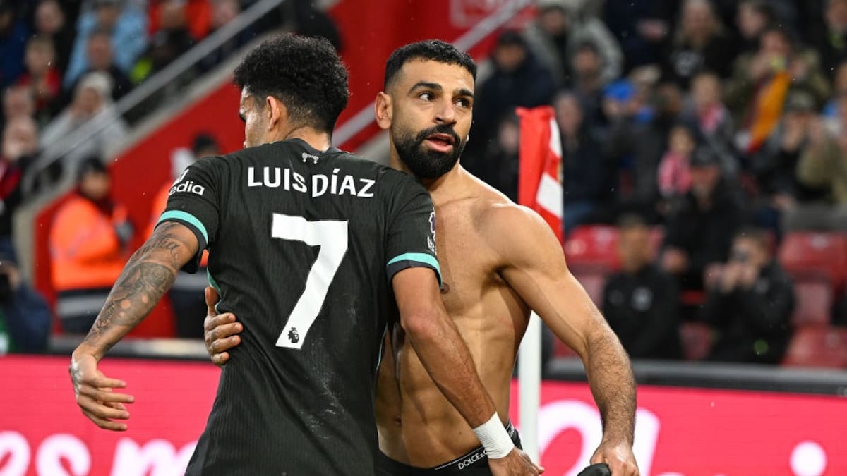 Luis Díaz contagia y Salah se viste de héroe en remontada del Liverpool a Southampton