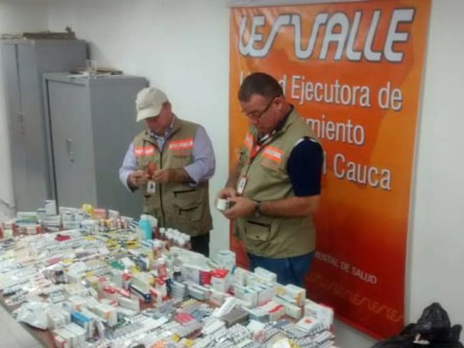 En droguerías del Valle, decomisados medicamentos vencidos y de Venezuela