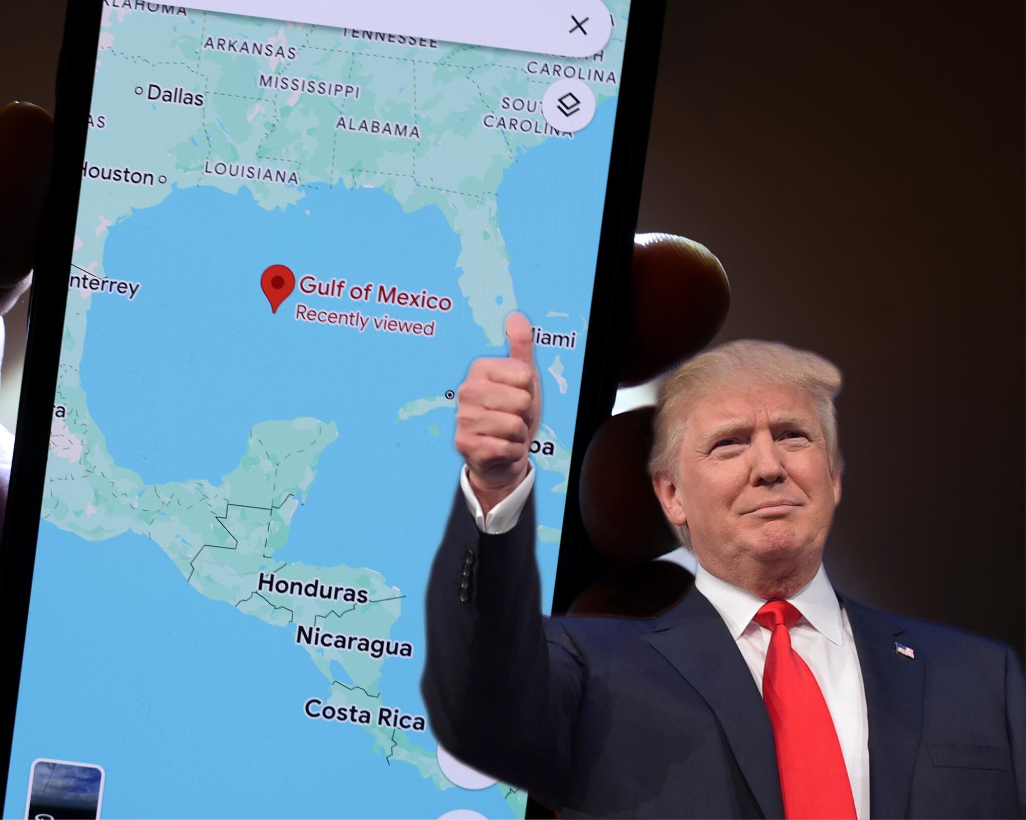 El gobierno mexicano anunció que enviará una carta a la compañía para aclarar que los nombres de mares internacionales no se cambian unilateralmente por designios de un mandatario.
(Foto: Caracol Radio / Getty)