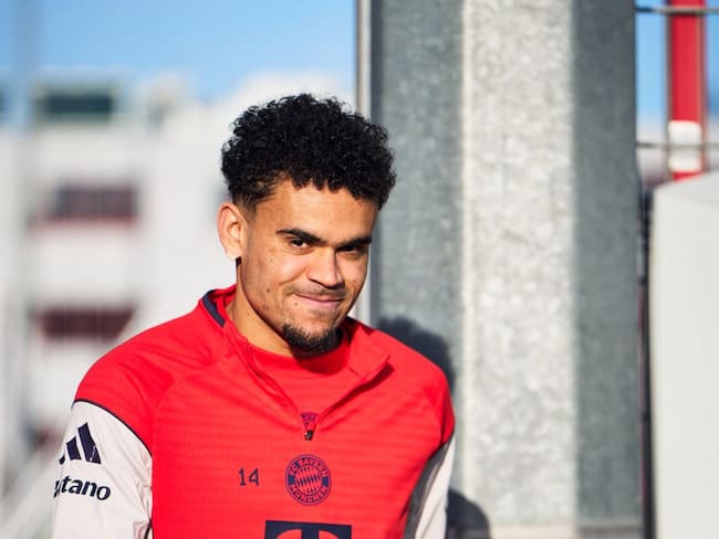 Luis Díaz jugador de Bayern Múnich en los entrenamientos del equipo / Getty Images