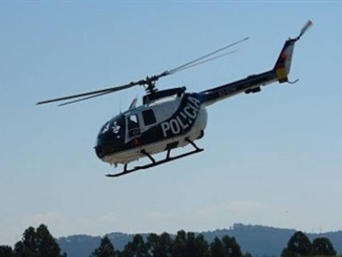 Farc impacta helicóptero de la Policía durante operación antinarcóticos en el Meta