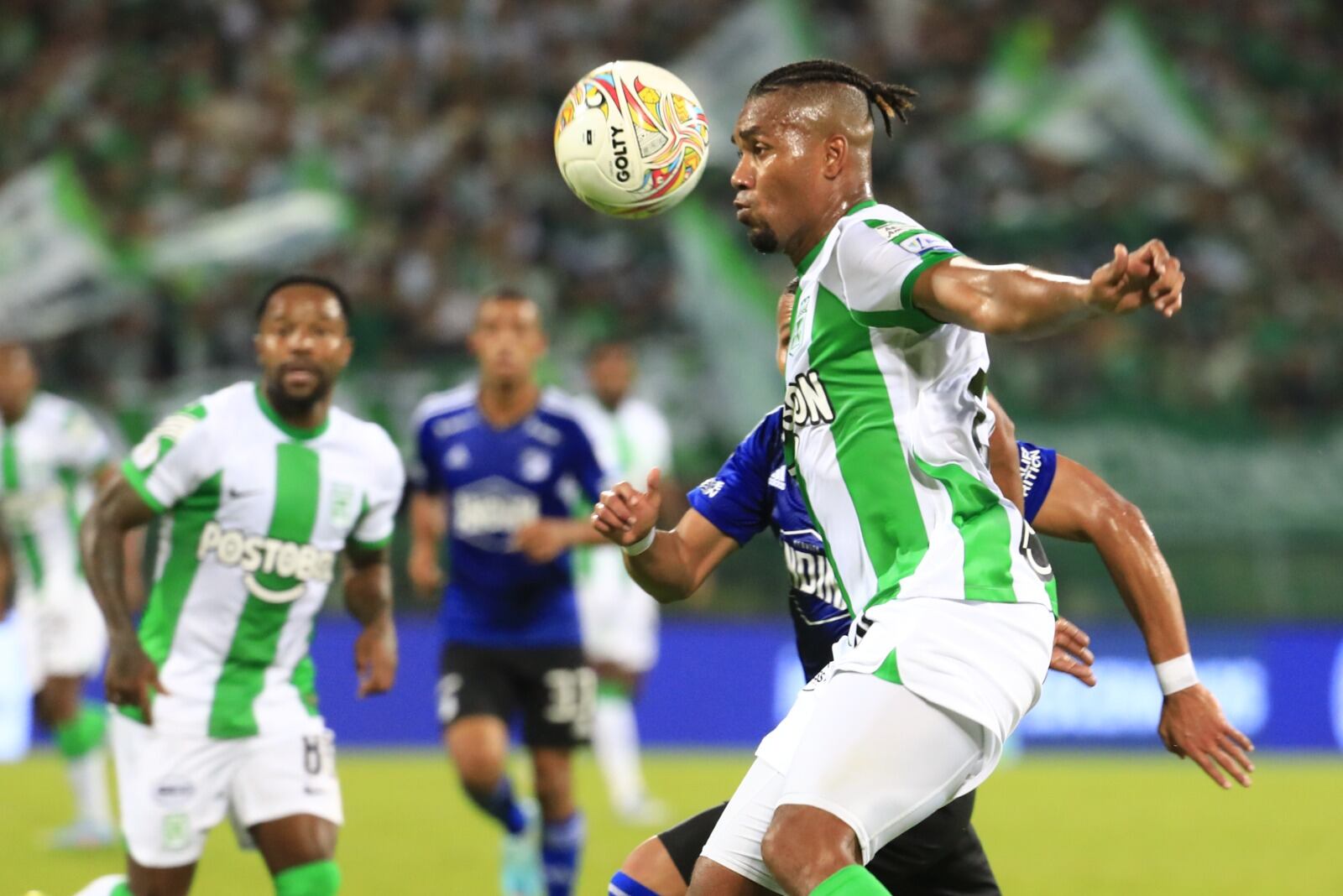 MEDELLÍN. 11 de marzo de 2023. Atlético Nacional empató 0-0 con Millonarios en el estadio Atanasio Girardot, en juego válido por la octava fecha de la liga BetPlay I-2023. (Colprensa-El Colombiano)