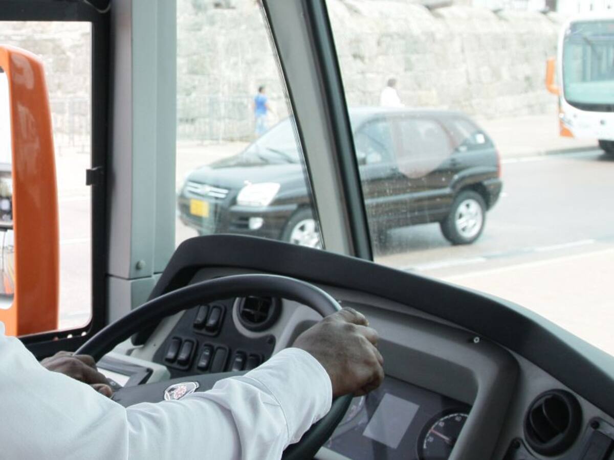 Conductor de Transcaribe ha recibido amenazas por accidente con un ciclista