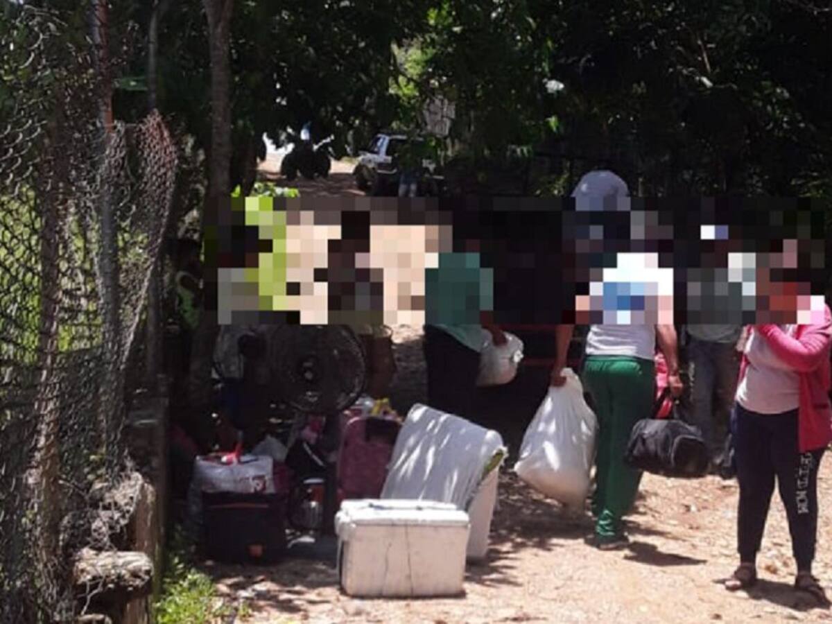 36 familias se desplazaron de la vereda Isla Buenos Aires de Caucasia
