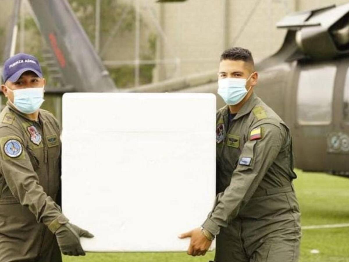 La Fuerza Aérea transportó 45 mil vacunas a zonas apartadas del Suroeste