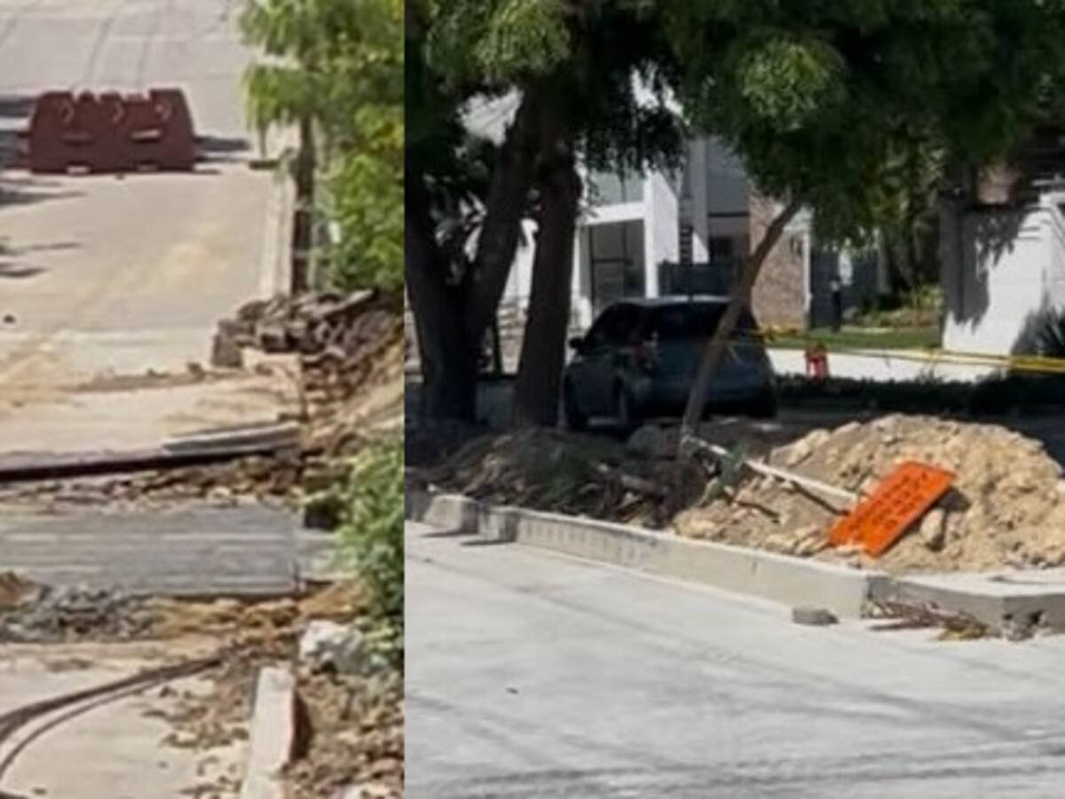 Obras de redes de agua en Villa Campestre continúan generando malestar entre la comunidad