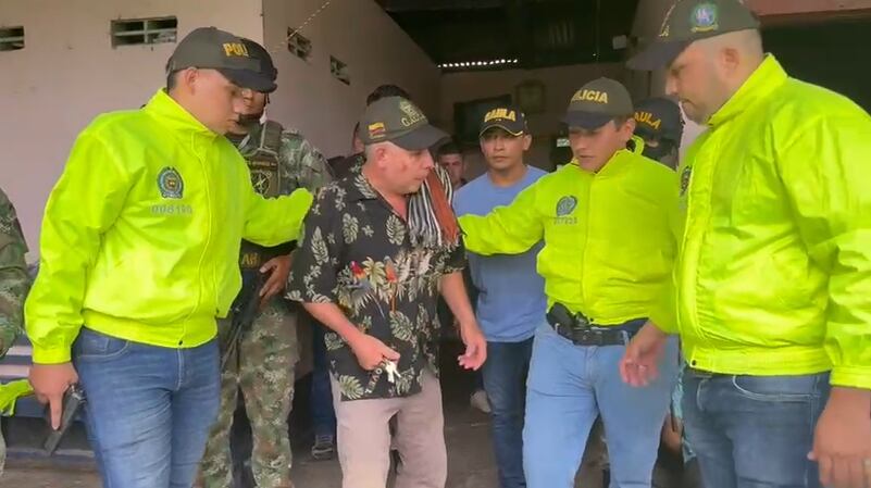 Agricultor rescatado en el Meta. Cortesía: Ejército Nacional.