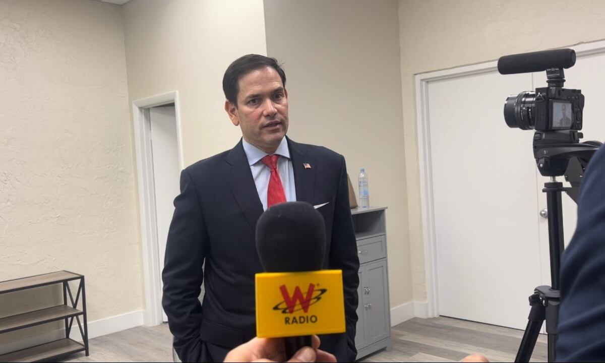 “La extrema izquierda hace daño a la economía”: Marco Rubio, senador de EE.UU., sobre las elecciones en Colombia. Foto: Redacción W Radio.