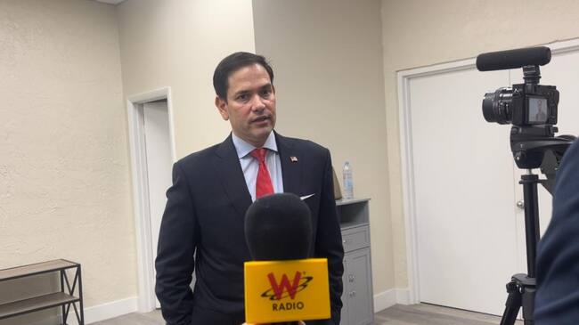 “La extrema izquierda hace daño a la economía”: Marco Rubio, senador de EE.UU., sobre las elecciones en Colombia. Foto: Redacción W Radio.