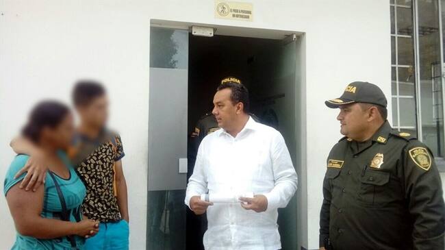 Capturaron a tres hombres responsables de secuestro de un ciudadano venezolano. Foto: Policía Metropolitana de Cúcuta