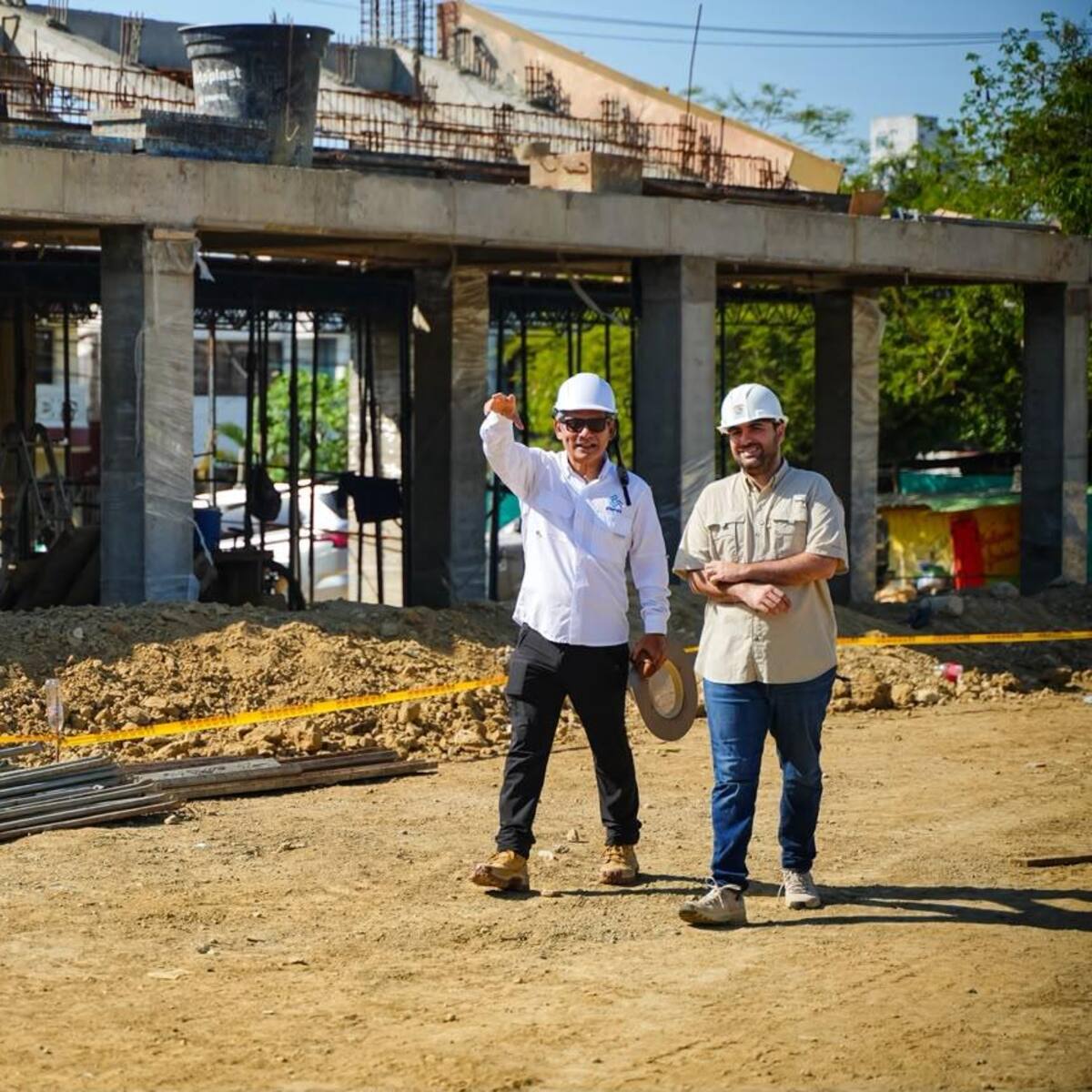 Obras en tres estadios de béisbol menor que construye gobernación en Cartagena superan 40% de avance