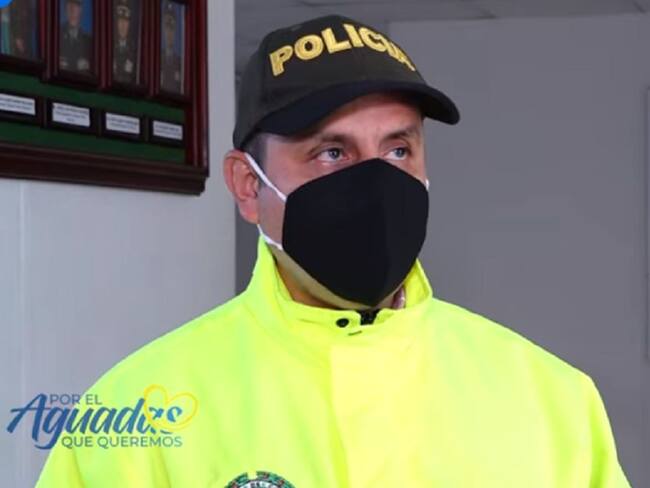 Intendente Urdaney Arboleda, comandante de la Sijín en Aguadas y Pácora.