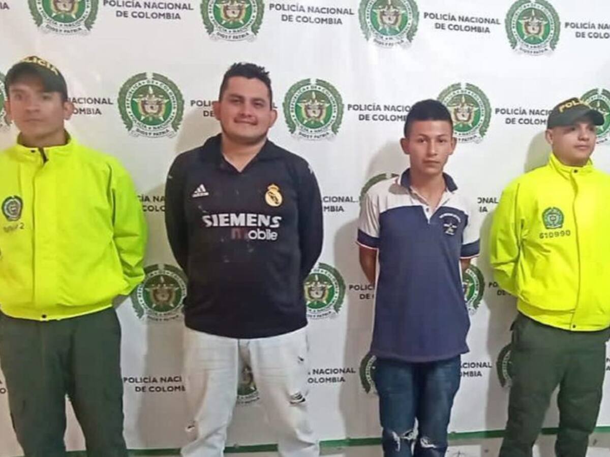 Capturados dos integrantes de la banda delincuencial R-45 en el Huila