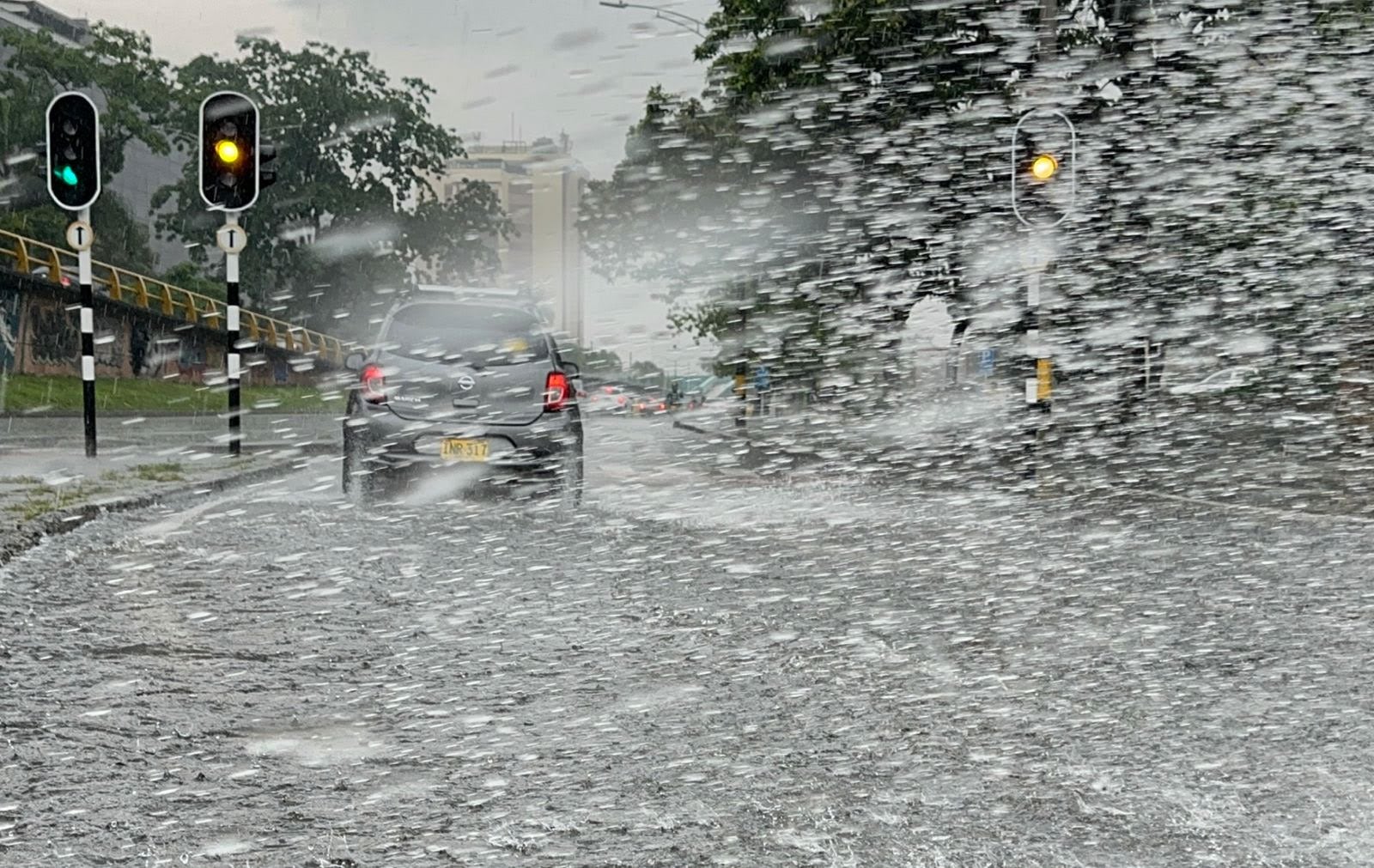 Lluvias en Medellín. (Imagen referencial). Foto: Alcaldía Distrital.
