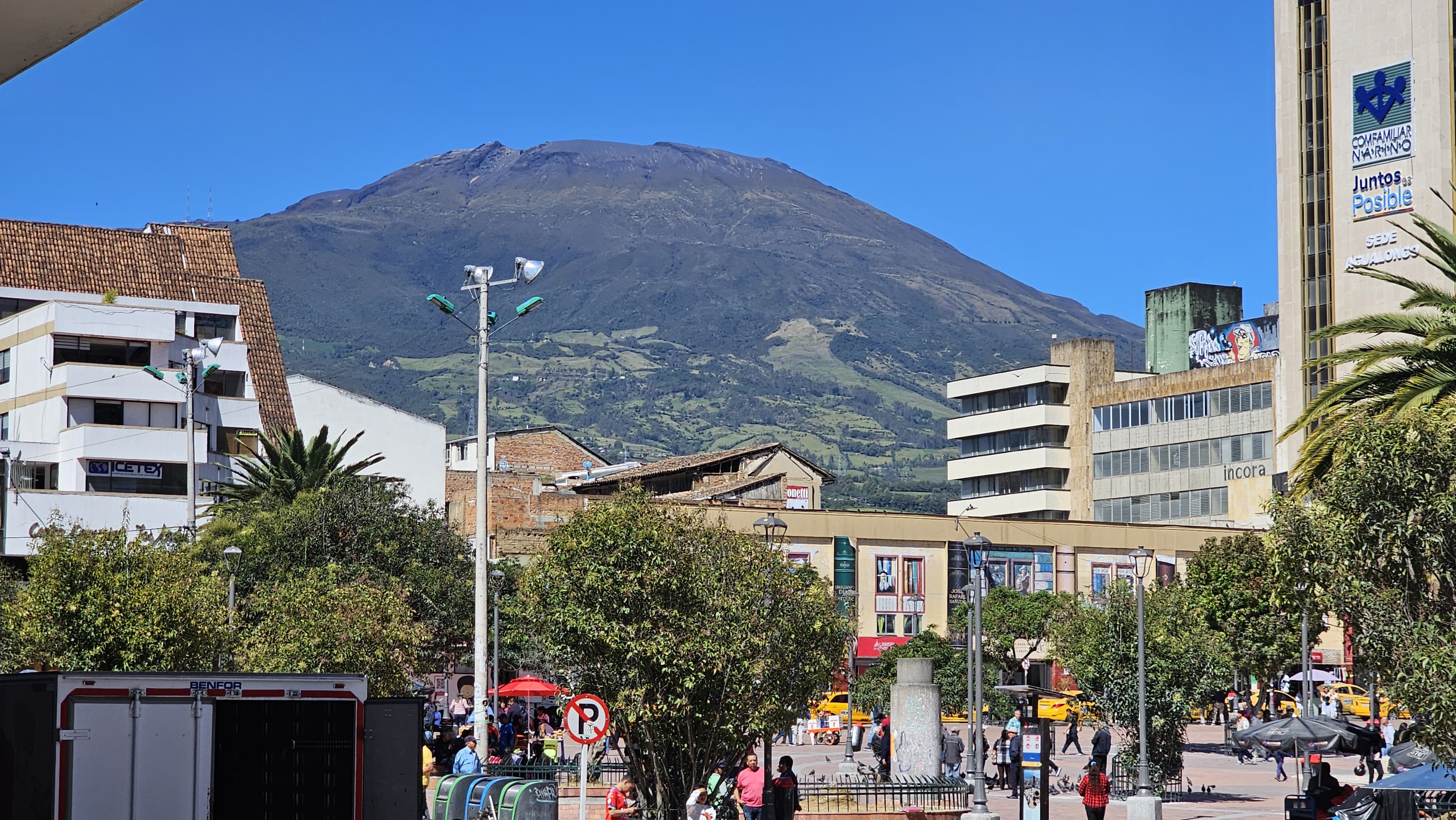 Plaza de Nariño (Volcán Galeras) Pasto | Foto: Caracol Radio Pasto