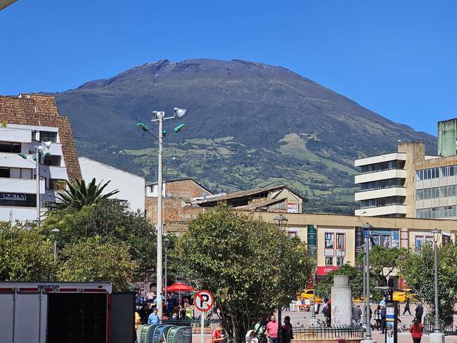 Plaza de Nariño (Volcán Galeras) Pasto | Foto: Caracol Radio Pasto