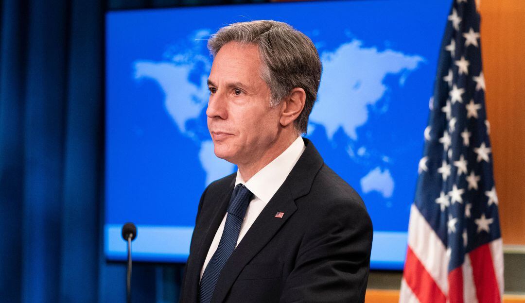 Secretario de Estado, Antony Blinken.