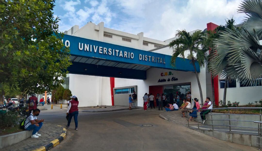 Camino Adelita de Char donde está hospitalizado el patrullero Naudín Córdoba