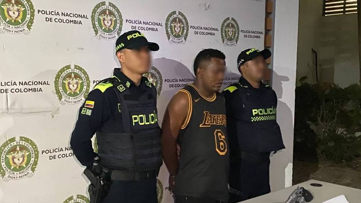En el barrio Olaya Herrera, cae ‘El Tico’ con un revólver y municiones