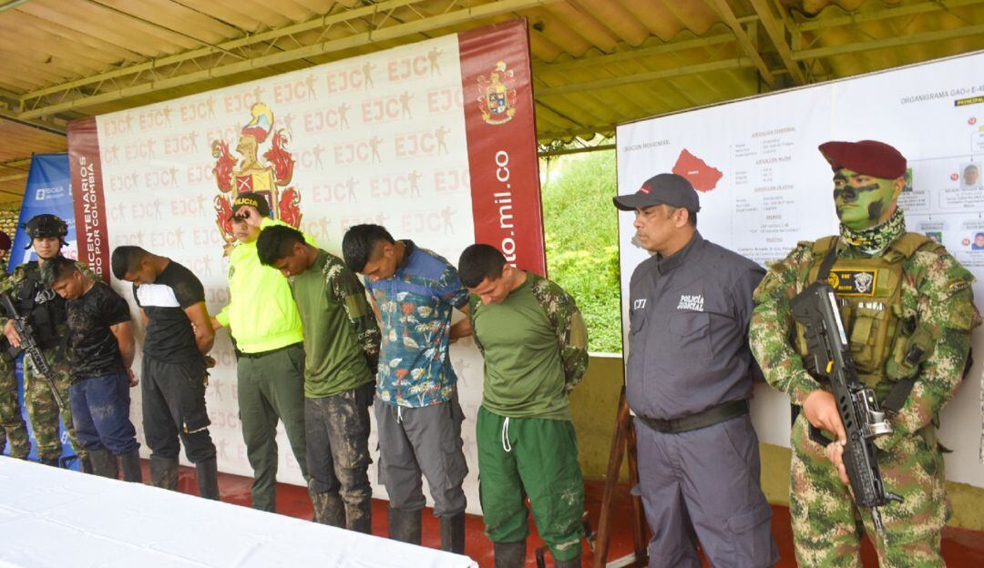 Los sujetos serían responsables acciones delictivas en los municipios de San José del Fragua y Curillo, en el Caquetá y el Cauca. 