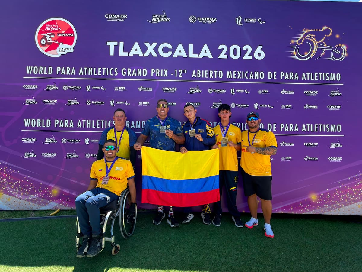 Colombia cerró con 10 medallas su participación en el Grand Prix de Para Atletismo de México