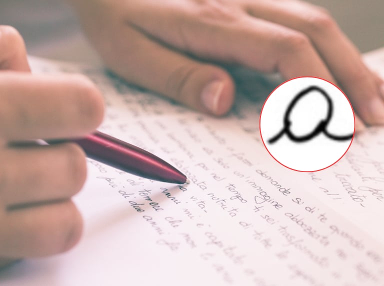 Persona escribiendo a mano una carta (Getty Images)