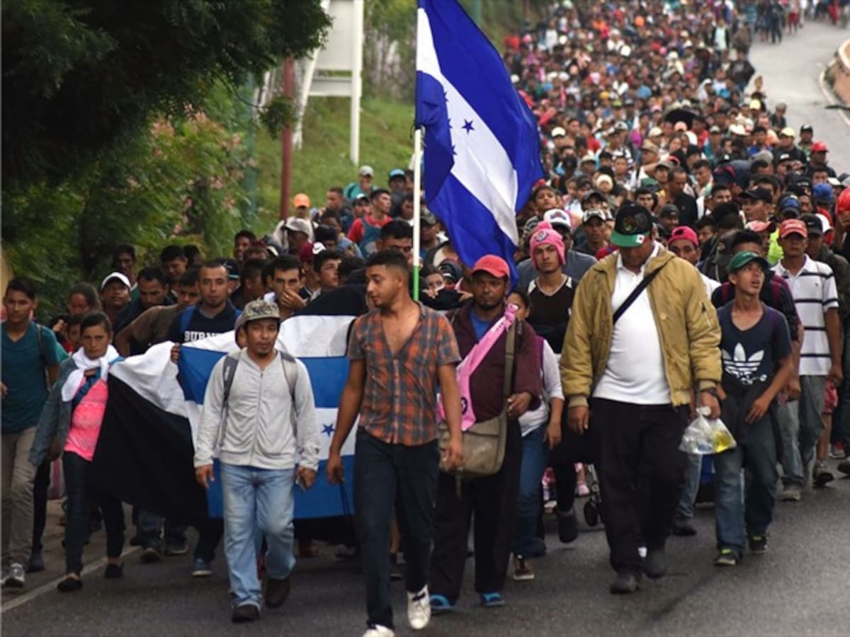 15 días de camino y dos muertos, la realidad de la caravana de migrantes hondureños