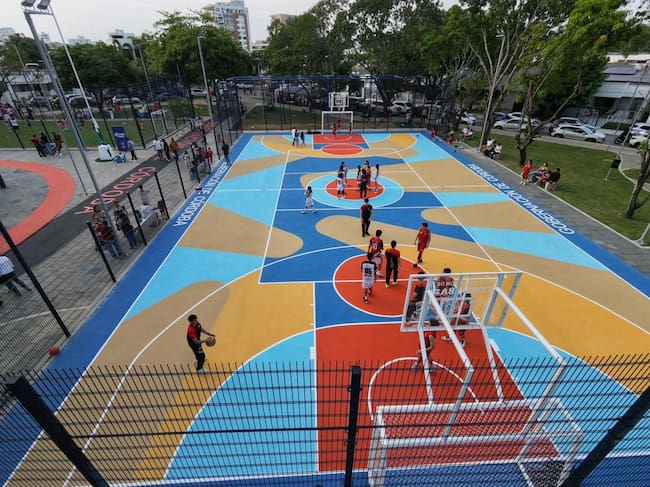 Entrega renovado Parque de La Paz en el norte de Montería: la obra habría costado más de $6.000 millones. Foto: prensa Gobernación de Córdoba.