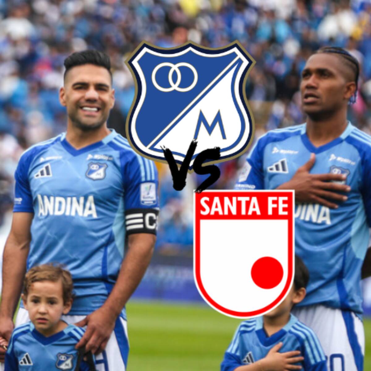 Santa Fe vs Millonarios en cuadrangulares de Liga Colombiana: Falcao calienta el clásico capitalino