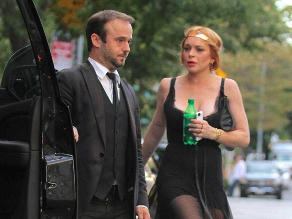 Lindsay Lohan se pone guapa para apoyar a su hermana