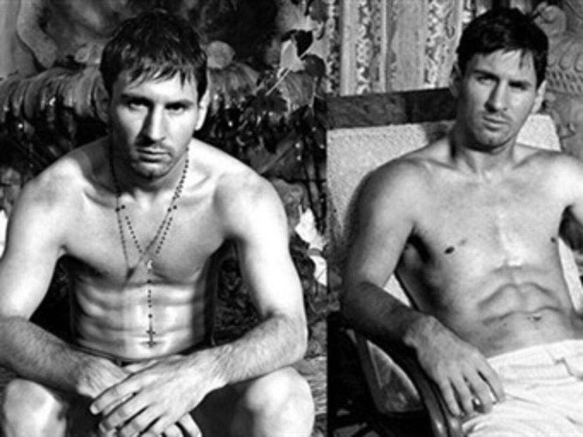 Messi, la “cara de mostrar” de Dolce & Gabbana