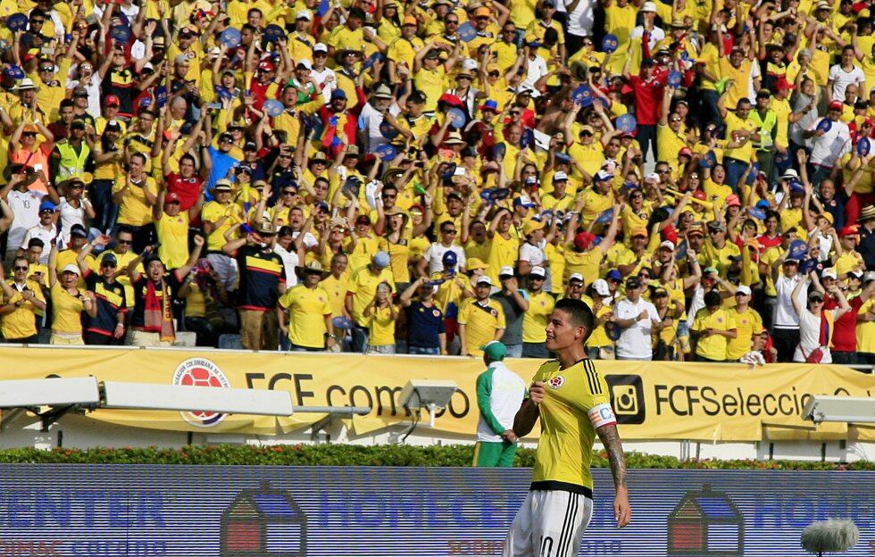 (01/09/16) En el regreso de la Eliminatoria, Colombia venció 2-0 a Venezuela en el estadio Metropolitano de Barranquilla.