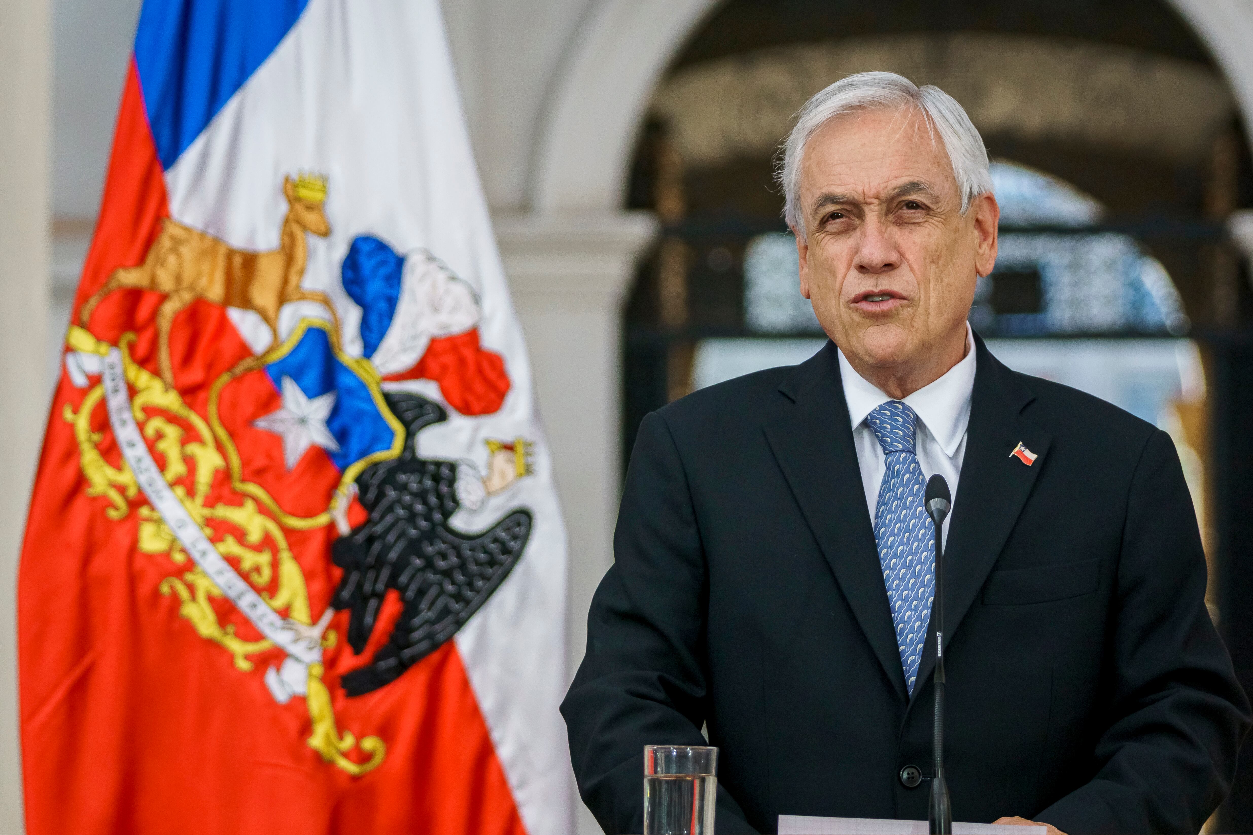 Expresidente Sebastián Piñera (Photo by Sebastián Vivallo Oñate/Agencia Makro/Getty Images)