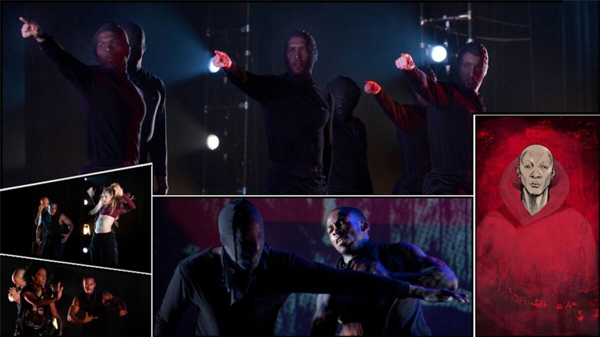 Las ilustraciones de Tanaka  se proyectan en un  telón de fondo con amplios movimientos, que complementan las escenas de acción al estilo kung-fu.