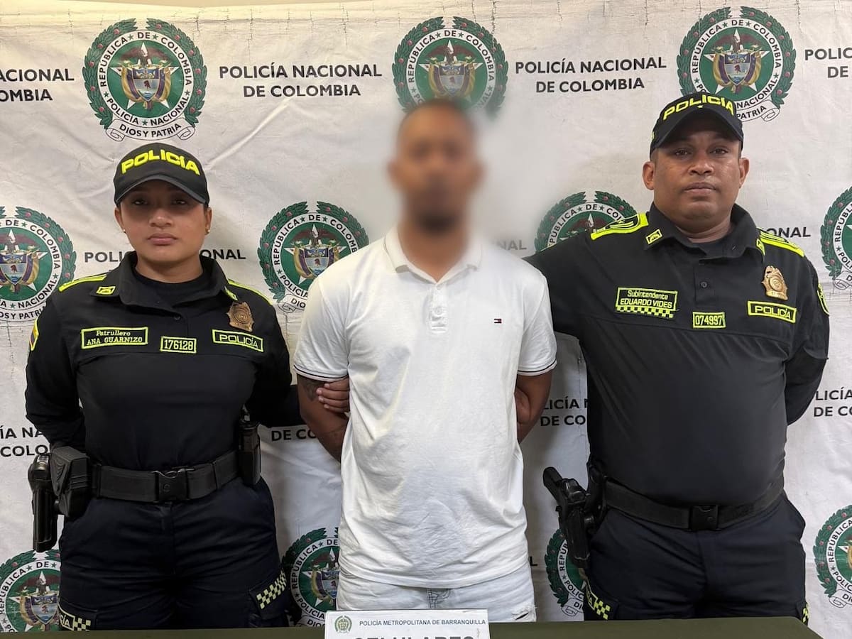 Capturan a alias ‘El Mello’, uno de los más buscados por homicidio en Barranquilla