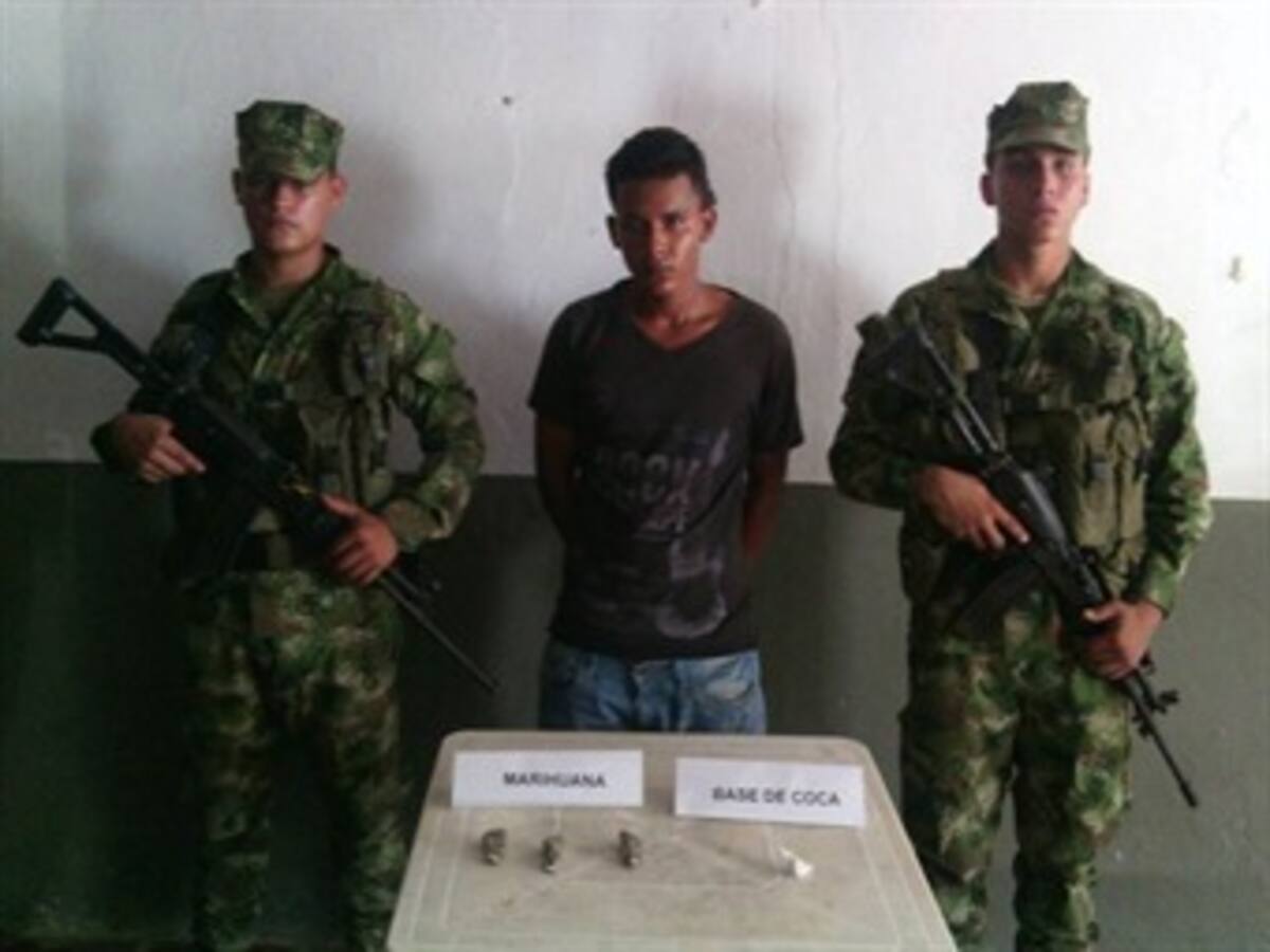 Armada Nacional capturó microtraficantes en Bolívar y Sucre