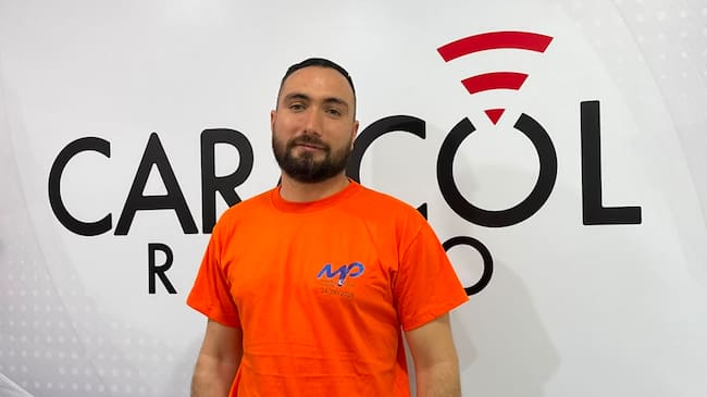 Davinson Corredor Cabrera, voluntario activo del servicio de rescate del país. Foto Caracol Radio Neiva
