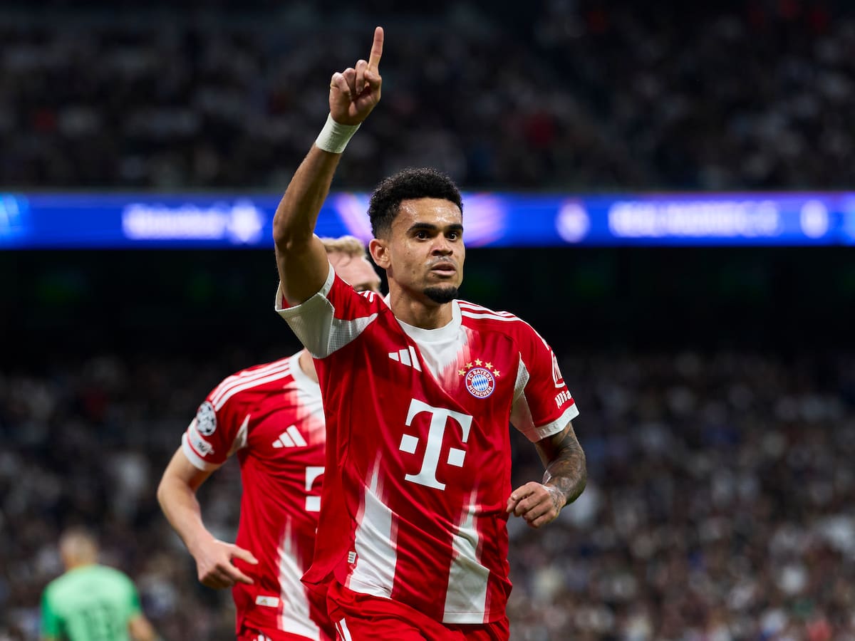 Gol de Luis Díaz en Real Madrid 1-2 Bayern Múnich, cuartos de final Champions League: véalo acá