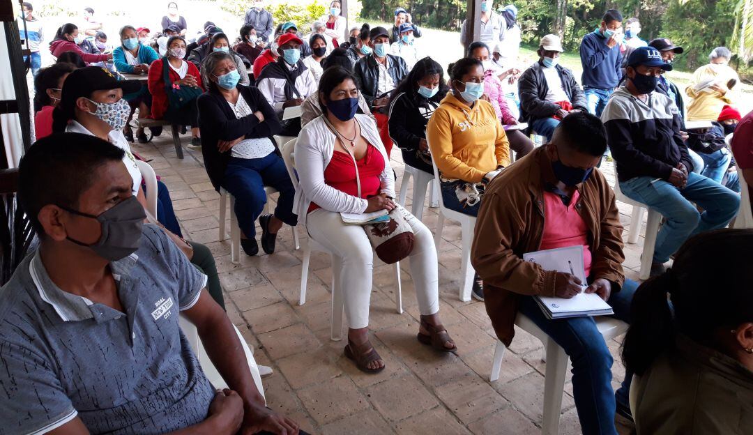 Bneficiarios del Programa Colombia Sostenible.