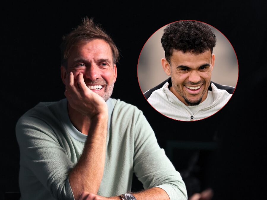 Jürgen Klopp, oficial en Facebook y Luis Díaz de Liverpool / Getty Images