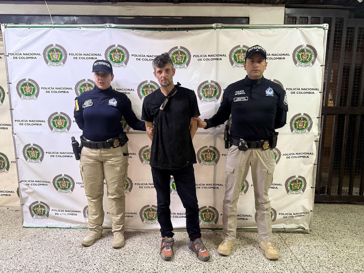 Capturaron en Medellín a un ciudadano español que era buscado con circular roja de la Interpol