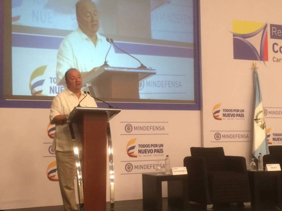 Ministro de Defensa anuncia que la lucha de Colombia ahora es contra el crimen organizado