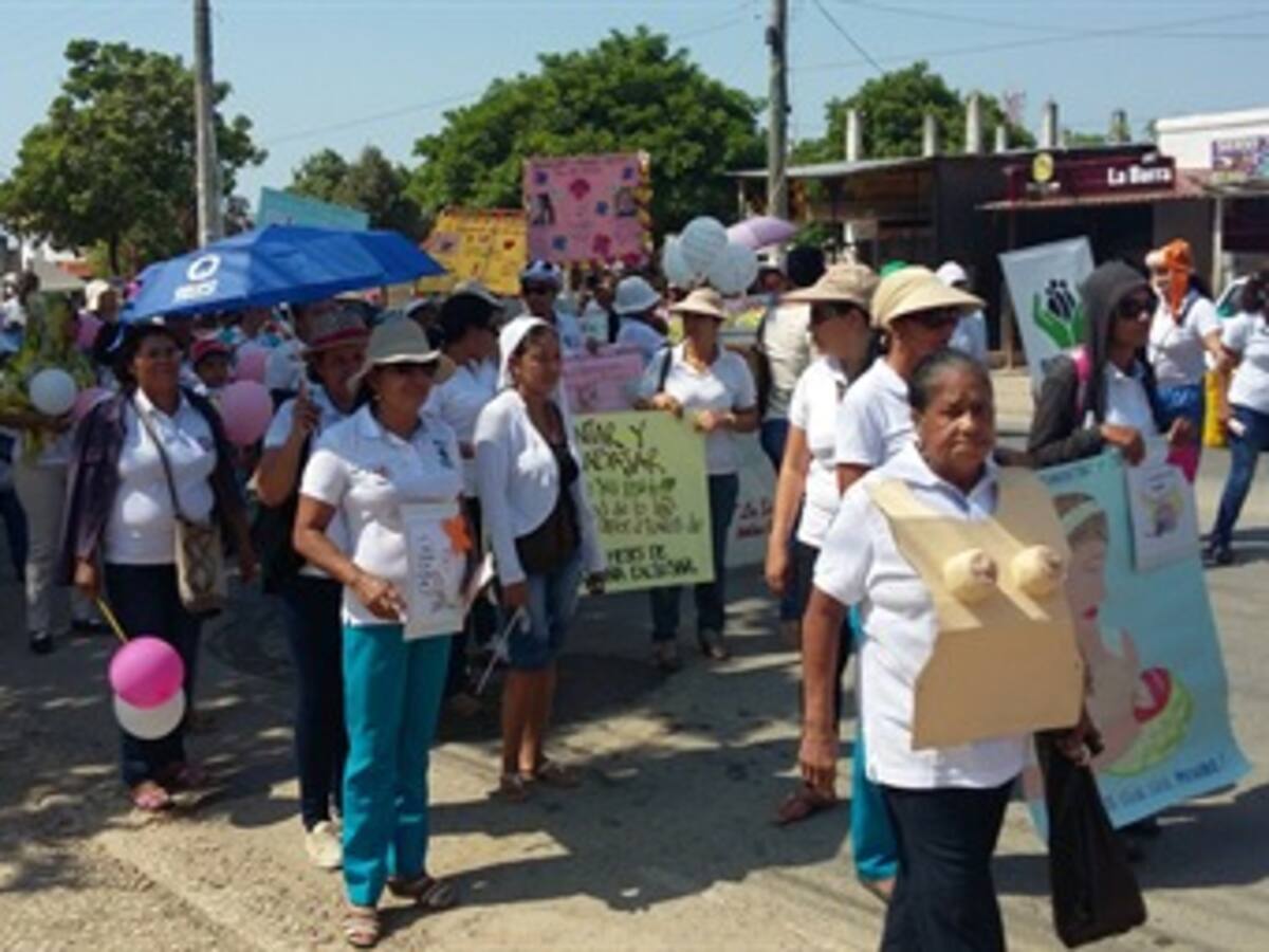 En Magangué, Bolívar realizan Movilización por la Lactancia Materna
