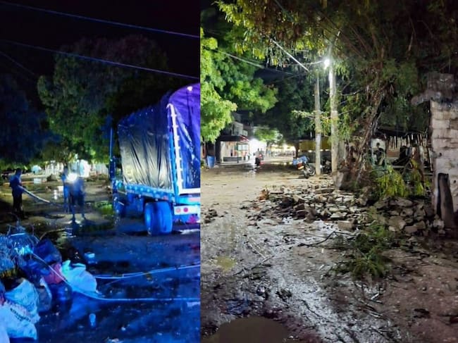 Vendaval golpea a Zona Bananera: 17 barrios afectados y autoridades activan censo de familias. Cortesía