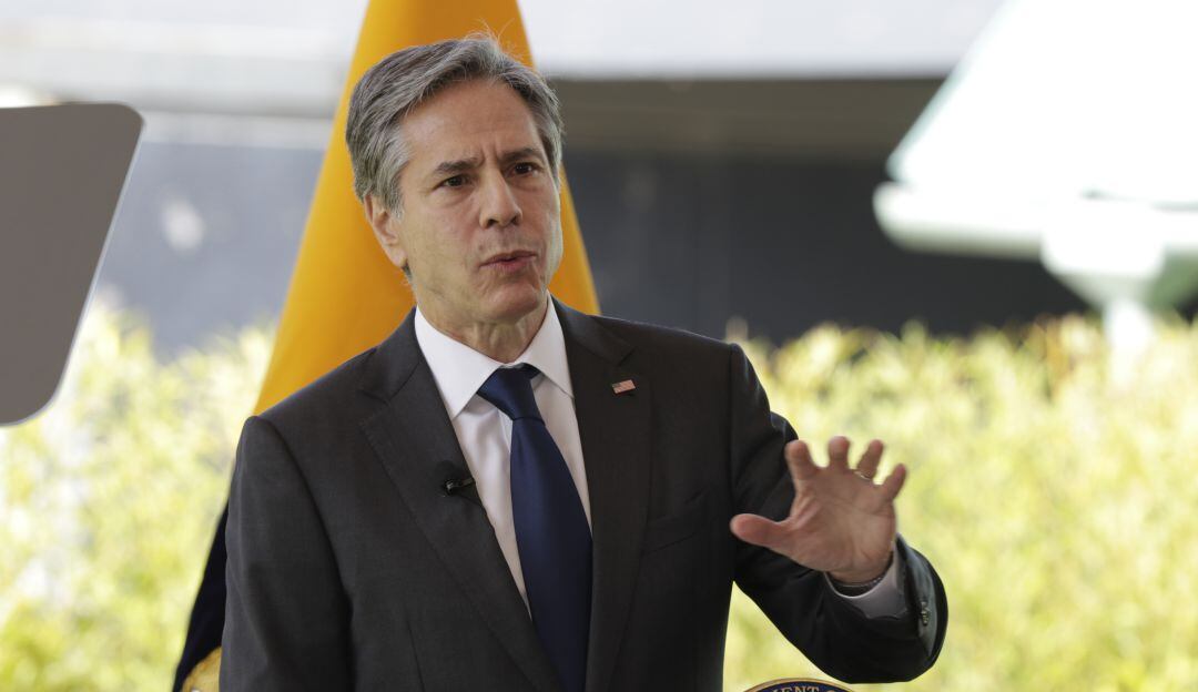 El secretario de Estado Antony Blinken 