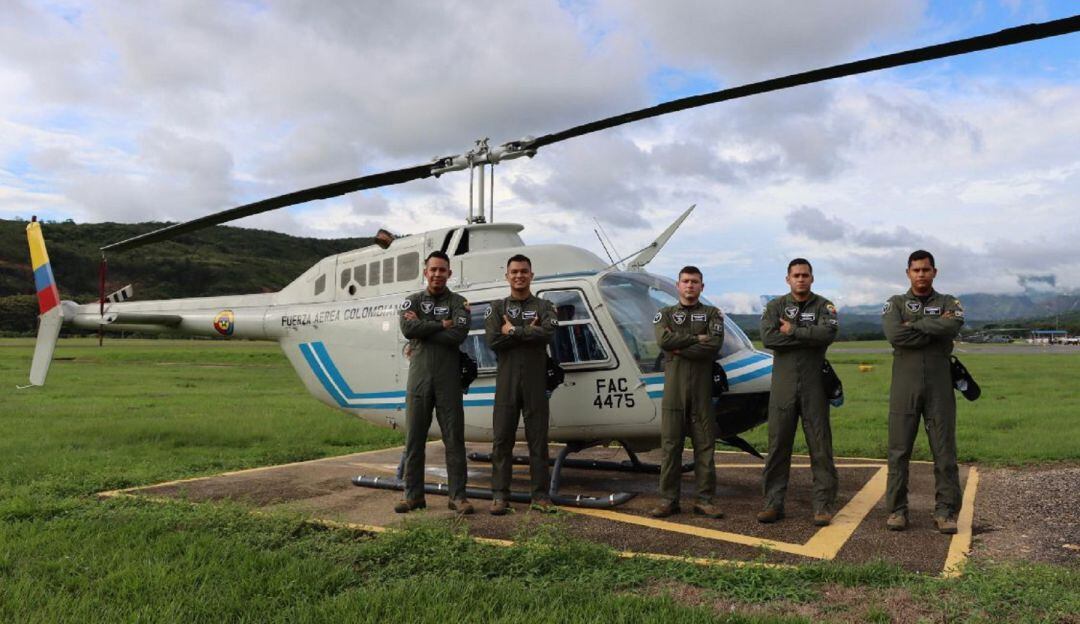 Pilotos de ala rotatoria en Colombia