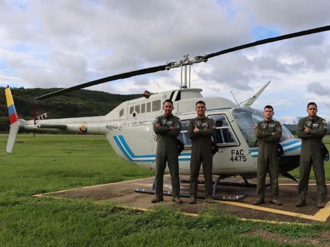 Pilotos de ala rotatoria en Colombia