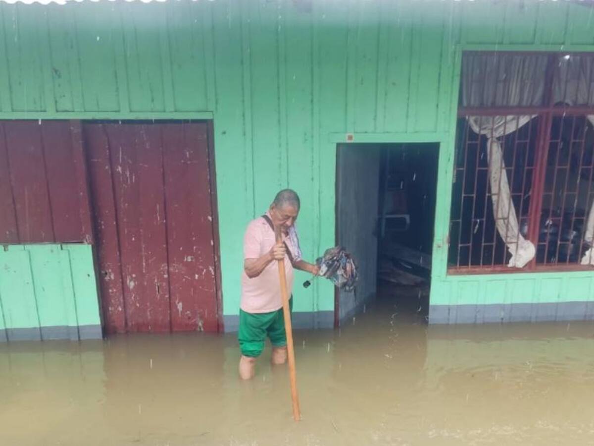 Invierno deja cerca de 50 familias damnificadas en Curillo, Caquetá