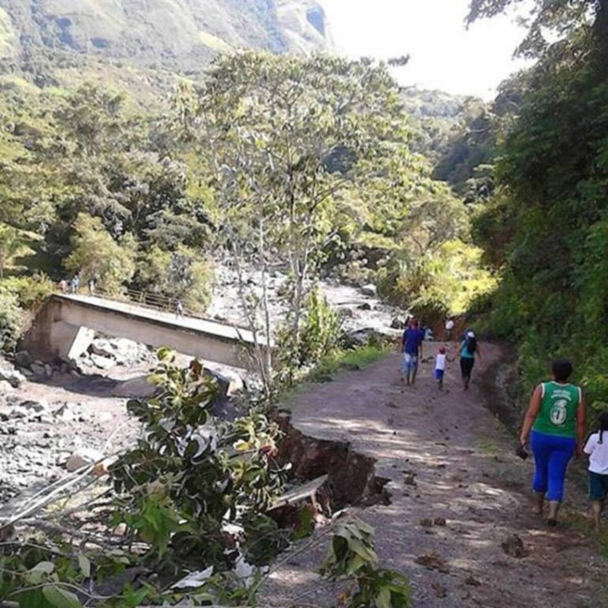 Afectaciones en un puente vehicular podrían dejar incomunicados a los habitantes de Paya, Boyacá