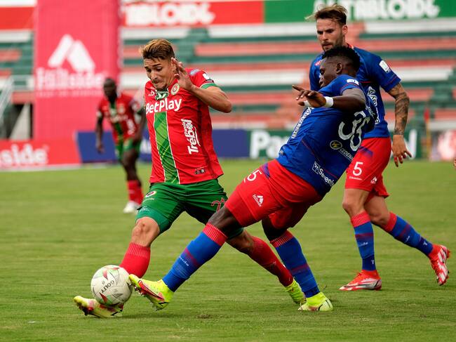 Deportivo Pasto frente a Cortuluá en la Liga.